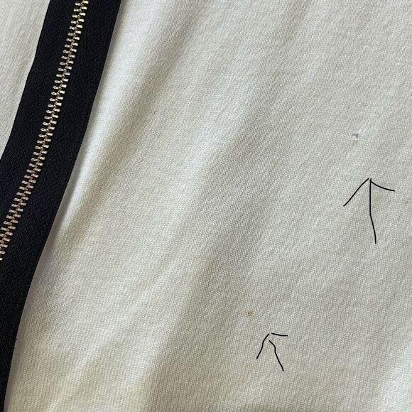 Soft Surroundings Marguiles Zip Back Tunic Sweater Top Ivory Size S - Picture 11 of 12